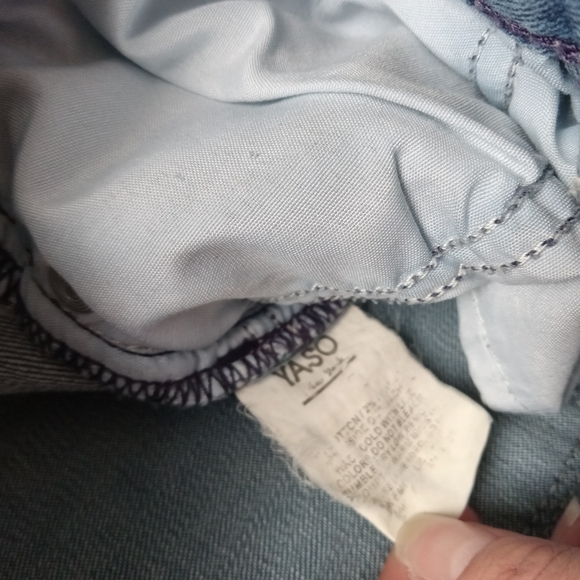 YASO NY GUC Stretch Denim Skinny Ankle Jeans JRS size 7 - Picture 9 of 10